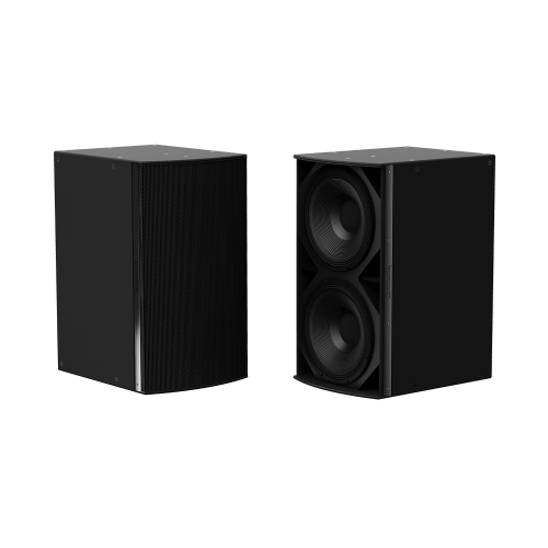 Biamp Community Community is8-218, subwoofer dual de alta potencia de 18 pulgadas